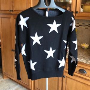 Cute Star Sweater.  Dolman style.  Very Flattering!